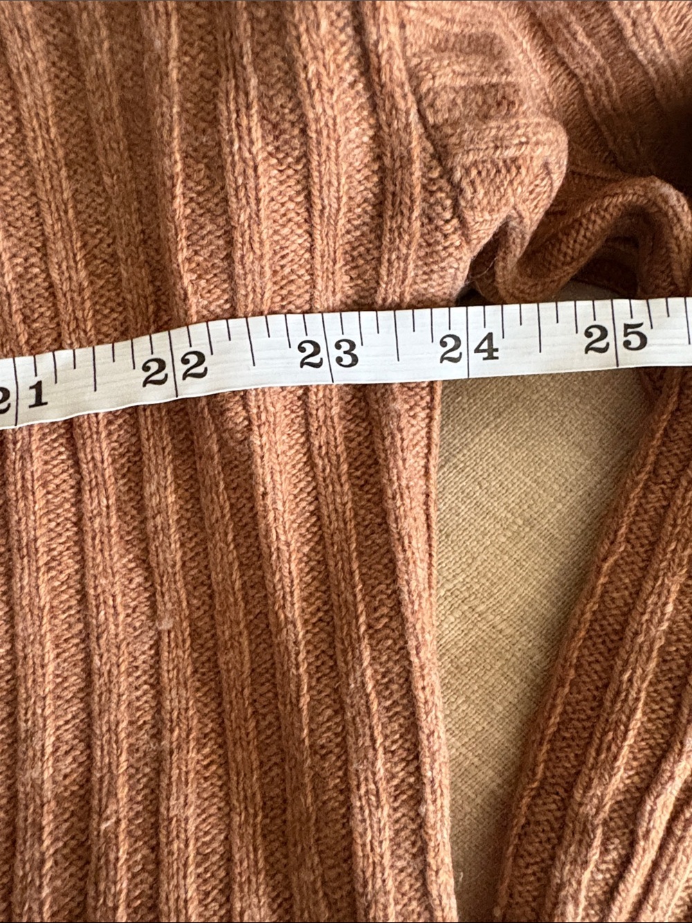 rag & bone Ribbed V-Neck Collared Sweater - Brown - Picture 3 of 5
